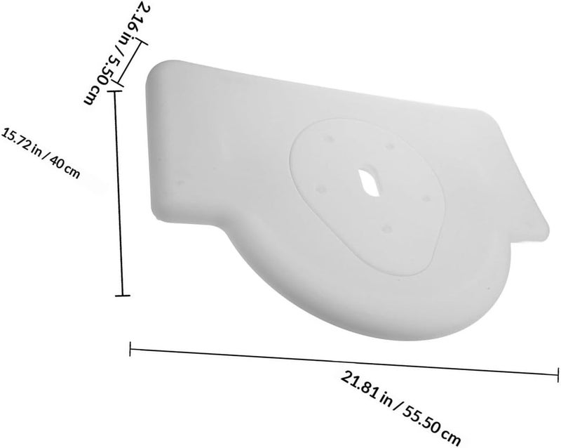 VOSAREA Walker Seat Replacement for Disabled with Waterproof Toilet Seat Board Compatible with Rollator Walker for Elderly Bathroom Safety - Image 2