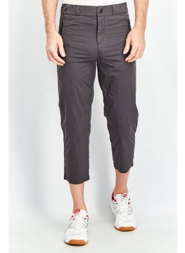 Jack Jones Men Luke Fit Solid Training Pants, Dark Grey  - Image 1