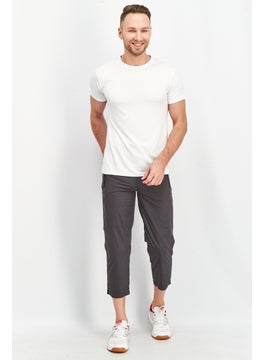 Jack Jones Men Luke Fit Solid Training Pants, Dark Grey  - Image 2