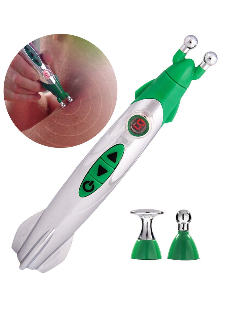 DubaiGallery Muscle Pain Relief Massage Pen Electric Pulse Acupuncture Acupoint Health Care - Image 1