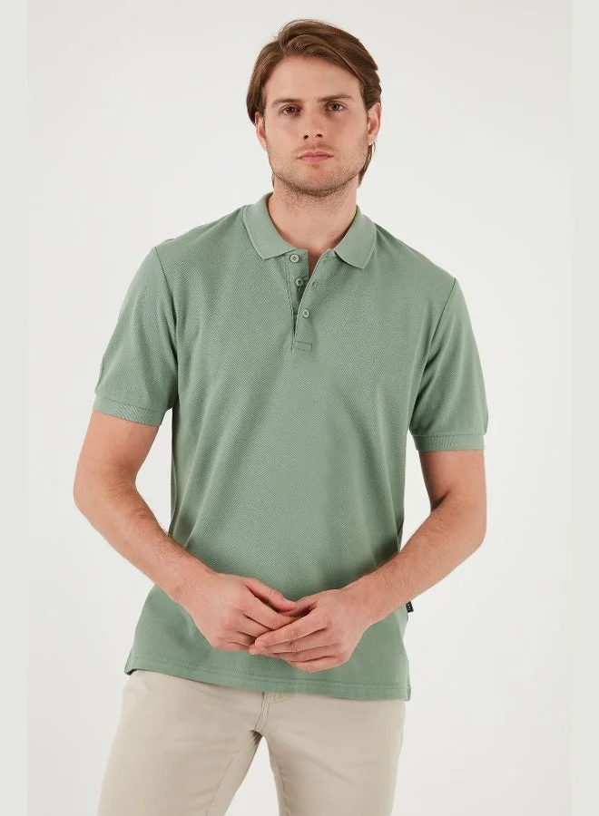 Buratti Buratti Cotton Regular Fit Buttoned Polo Collar 3-Pack T Shirt Men's T-SHIRT 5902127S3