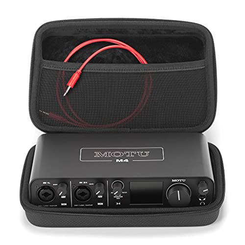 ANALOG CASES Motu M2 / M4 / Universal Audio Volt 4 Case - Custom-Fitted Compact GLIDE Case for Travel - Image 1