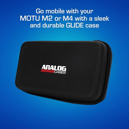 ANALOG CASES Motu M2 / M4 / Universal Audio Volt 4 Case - Custom-Fitted Compact GLIDE Case for Travel - Image 2