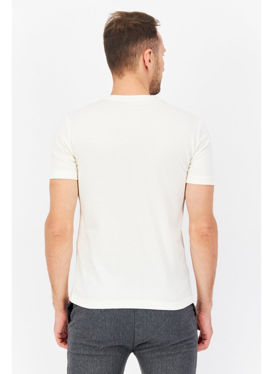 Ufc - Men Sportswear Fit Short Sleeve Outdoor T-Shirt, Off White - Image 1