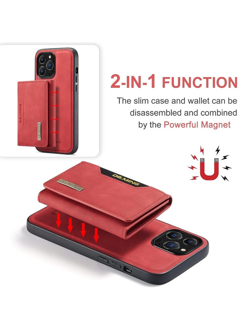 iPhone 15 Plus protection case, back cover with detachable magnetic ID card wallet, shockproof case, made of thermoplastic polyurethane  - Image 5
