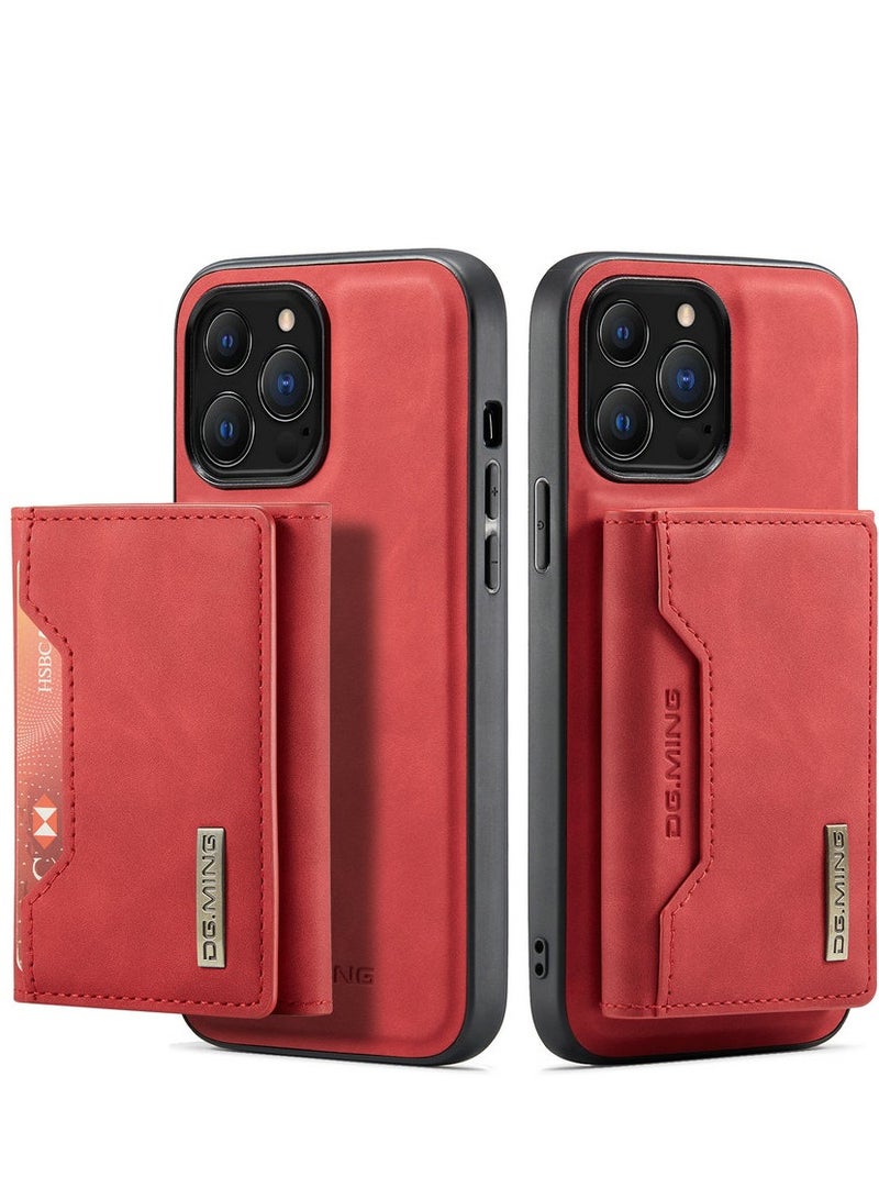 iPhone 15 Plus protection case, back cover with detachable magnetic ID card wallet, shockproof case, made of thermoplastic polyurethane  - Image 2