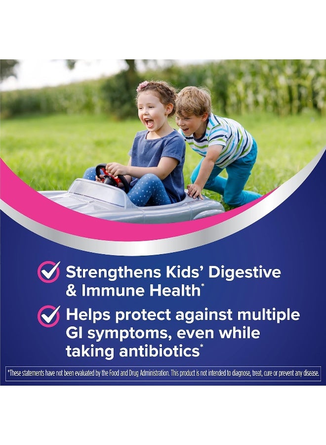 Florastor Florastor Kids Dual Action Probiotic Supplement, Strengthens Kids' Digestive & Immune Health, 20 Easy-to Mix Powder Sticks, Packaging May Vary  - Image 4