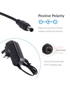 Lucky Sky Adpapter DC 6V 2A  AC Adapter Power Supply Transformer Power Adapter Converter Wall Charge Adapter For Professional Home Use, black. (6V 2A)  - Image 3