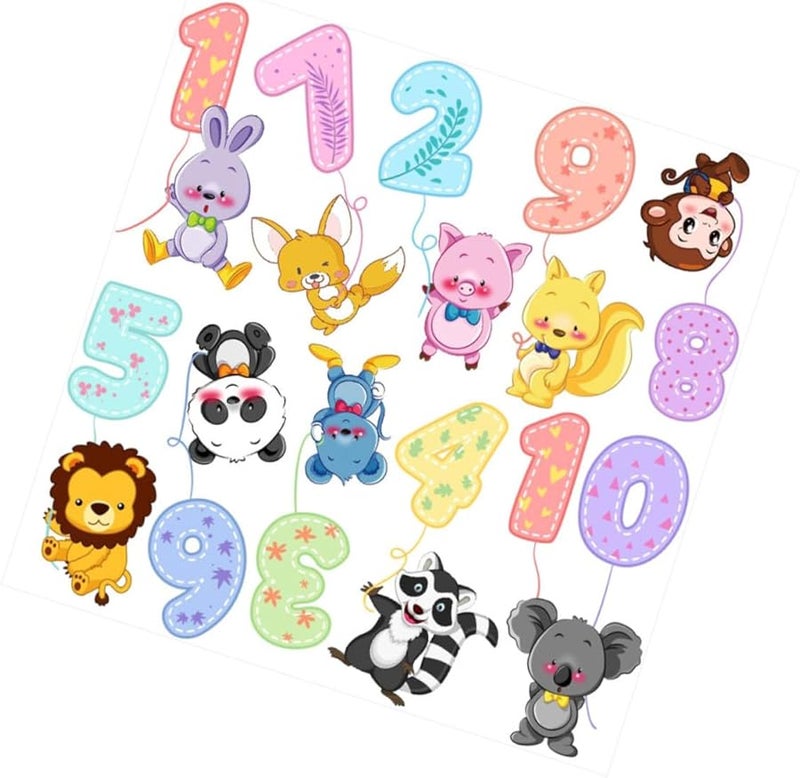 Self Adhesive Cartoon PVC Wall Sticker Decal For Bedroom Nursery Playroom - Image 1