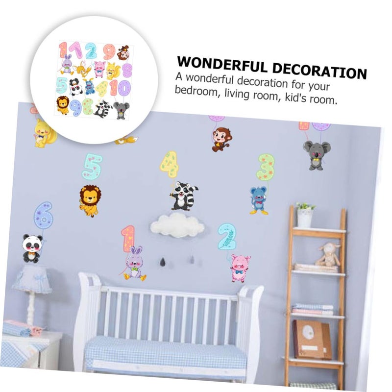 Self Adhesive Cartoon PVC Wall Sticker Decal For Bedroom Nursery Playroom - Image 4