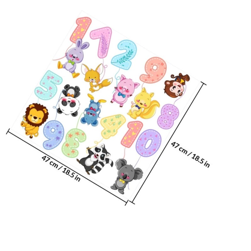 Self Adhesive Cartoon PVC Wall Sticker Decal For Bedroom Nursery Playroom - Image 3