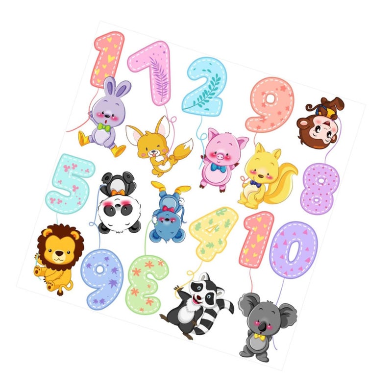 Self Adhesive Cartoon PVC Wall Sticker Decal For Bedroom Nursery Playroom - Image 2