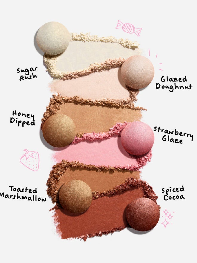 Trouble Maker Buttered Up Baked Highlight Glazed Donut Light Pink - Image 3