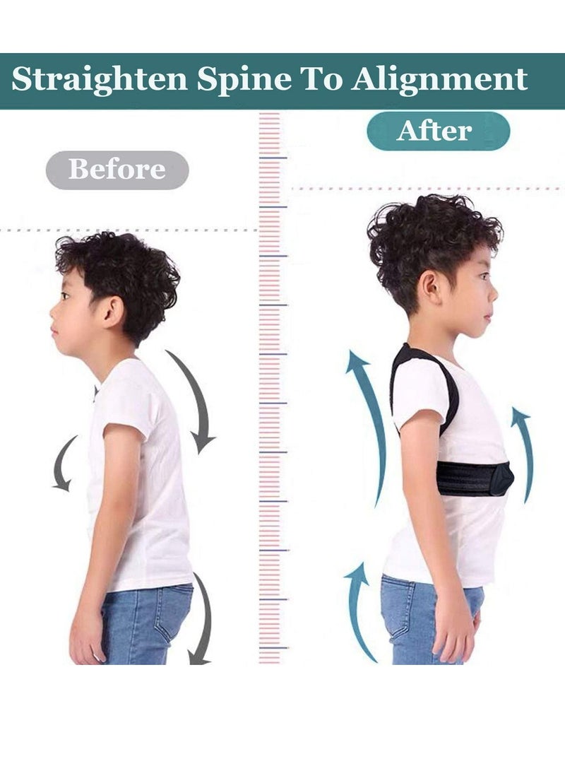 Professional Posture Corrector for Kids and Teens, Adjustable Upper Back Brace Clavicle Support Brace, for Teenagers Boys Girls Spinal Support to Improve Slouch, Prevent Humpback, Back Pain Relief,M - Image 5