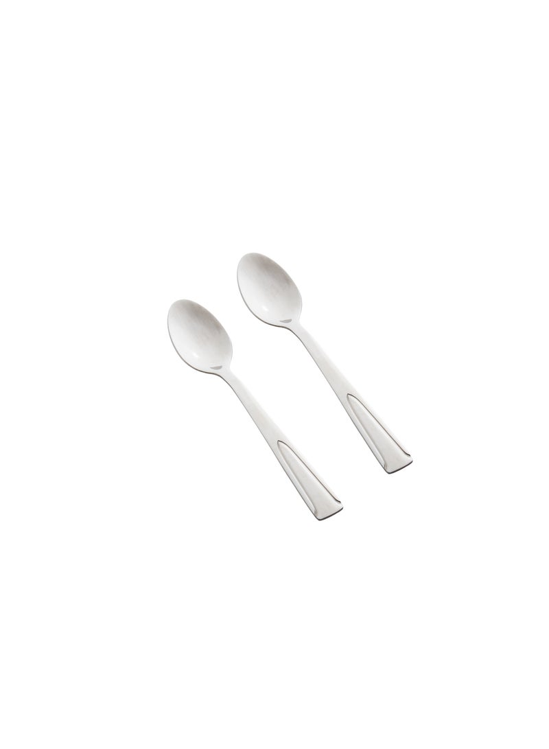 Hic 6 Pieces Stainless Steel Tea Spoons Silver - Image 2