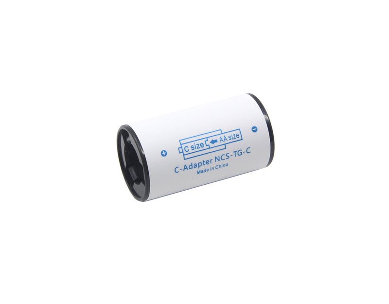 LAMPVPATH (Pack of 4) C Battery Adapter, AA to C Battery Adapter Converter Spacer, C Size Battery Adapter - Image 2