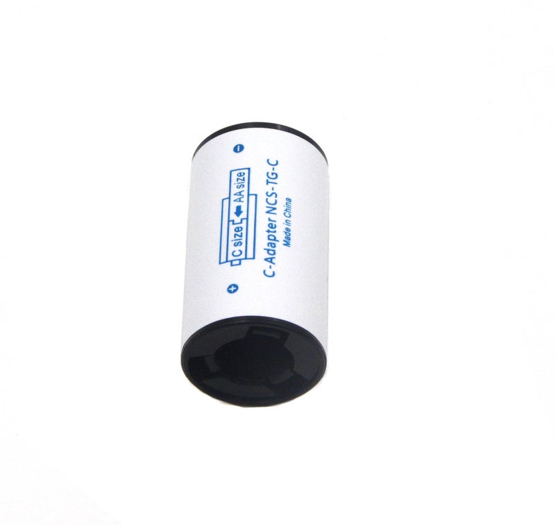 LAMPVPATH (Pack of 4) C Battery Adapter, AA to C Battery Adapter Converter Spacer, C Size Battery Adapter - Image 4