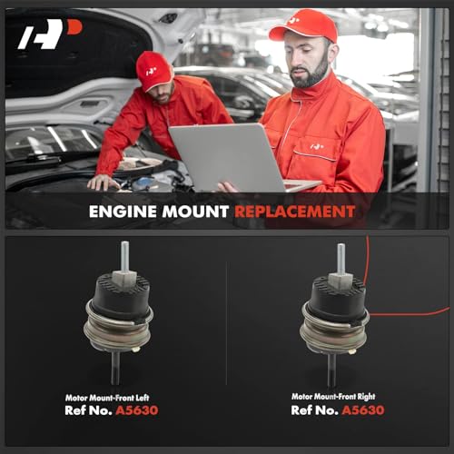 A-Premium Front Left and Right Engine Motor Mount Kit Compatible with Chevrolet Camaro 2010-2015, 3.6L 6.2L, 2-PC Set, Replace# 92239456, 92239457 - Image 2