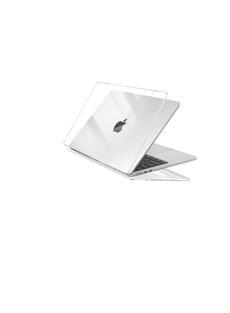 حافظة متوافقة مع جهاز MacBook Air الجديد مقاس 15 بوصة M3 A3114 M2 A2941 مع شاشة عرض شبكية العين السائلة ومعرف اللمس إصدار 2024 2023، غطاء حماية من البلاستيك الصلب الشفاف - Image 1