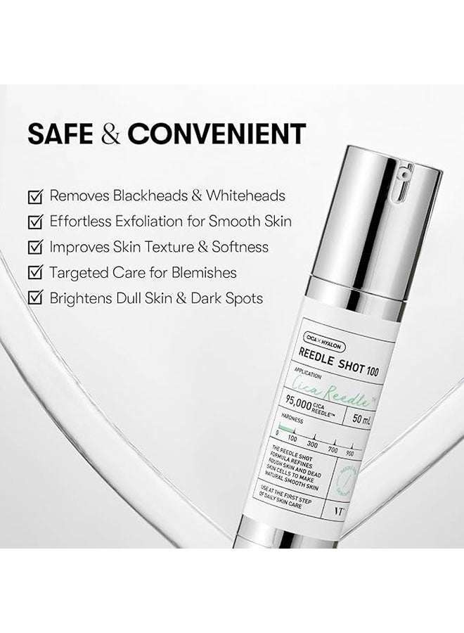 في تي كوزمتيكس سيكا ريدل شوت 100 جوهر ، تنطبق على البشرة ناعمة الوجه يوميا جوهر ، اسيا تيكوسا مجمع ، حمض الهيالورونيك ، تنطبق على جميع الجلد الأخضر دنج استخراج 50 مل - Image 5