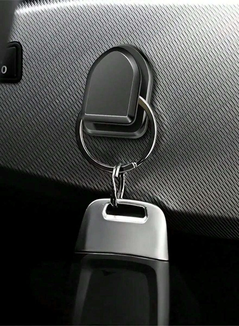 Multi-Purpose Car and Office Holder Clip – Strong Adhesive Hook Holds Up to 2 KG, Stylish Interior Accessory, Set of 4 Pieces - Image 3