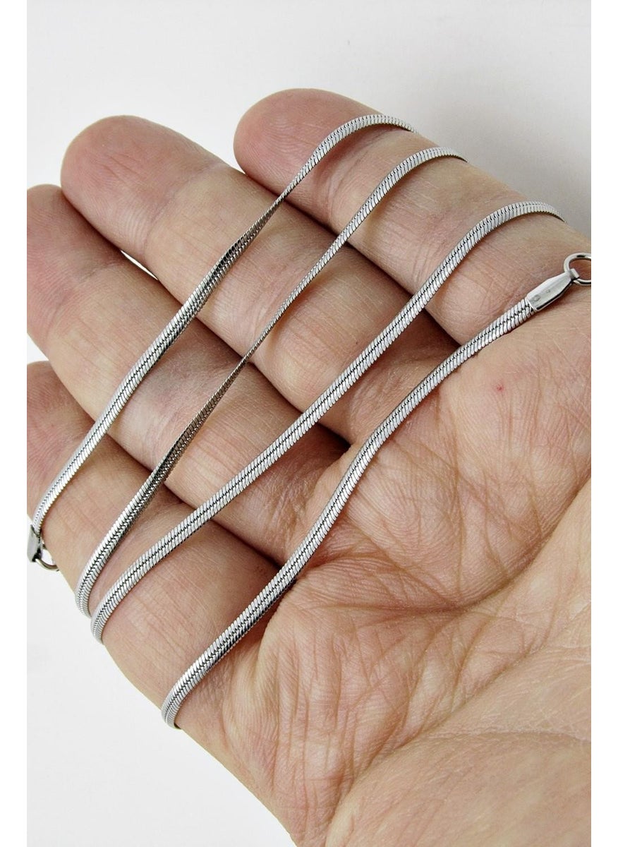 Takı Dükkanı Flat Model Snake Snake Necklace Men's Steel Necklace Chain eck03  - Image 3