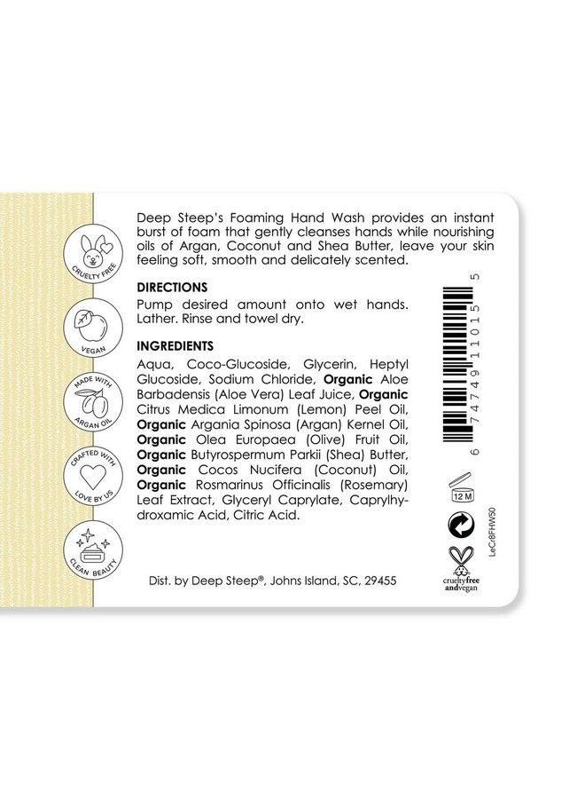 Deep Steep Foaming Hand Wash 8Oz (Lemon Cream) - Image 3