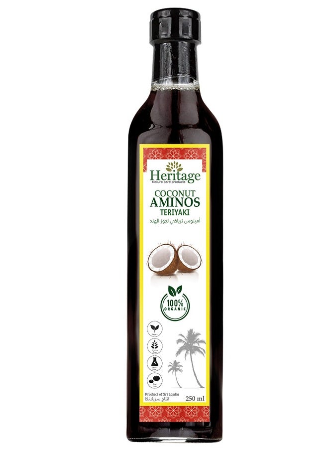 Heritage - Organic Coconut Aminos Teriyaki 250 ML - Image 1