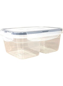 Viyalente 2 Compartment Multi-Purpose Food Storage Container, LC-524 Nutrition Container EY0970  - Image 1