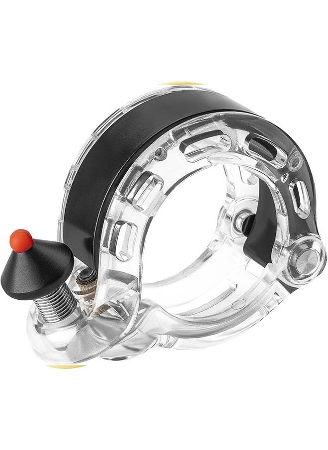 Rockbros ROCKBROS Bike Bell, Hidden Bicycle Bell with Clear& Long Sound, Durable MTB Bell for 22.2/25.4/31.8 mm Standard Handlebar Size, More Than 100DB, Bike Horn for Adults or Kids Bike  - Image 1
