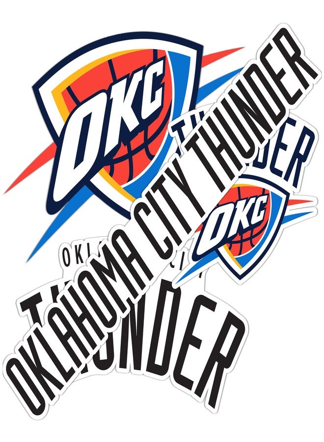 Desert Cactus Oklahoma City Thunder OKC NBA Officially Licensed Sticker Vinyl Decal Laptop Water Bottle Car Scrapbook (Type 2) - Image 1
