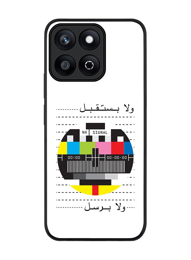 Stylizedd For Honor X7c 4G Case,Slim fit Camera Protection, Shockproof Thin Phone cover  - No Signal Arabic - Image 1