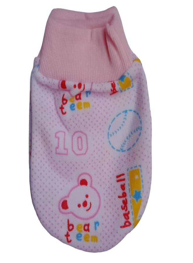 Lappu Baby Cotton Mittens Set For Newborn Babies | Baby Hand Gloves 6-12 Months | Baby Mitten 6-12 Months | Baby Muthi (0-12 Moths Multicolor- Pack Of 6) - Image 3