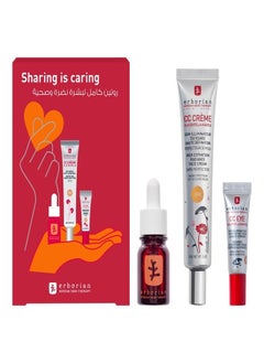 erborian ERBORIAN Kit CC Crème & CC Eye & Skin Therapy Dore Set - Perfect Complexion & Radiance  - Image 1