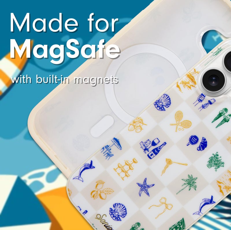 Sonix Case for iPhone 17 | Compatible with MagSafe | 10ft Drop Tested | Coastal Check - Image 3