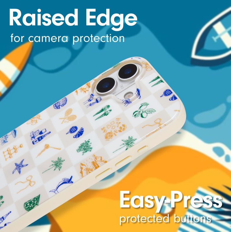 Sonix Case for iPhone 17 | Compatible with MagSafe | 10ft Drop Tested | Coastal Check - Image 5