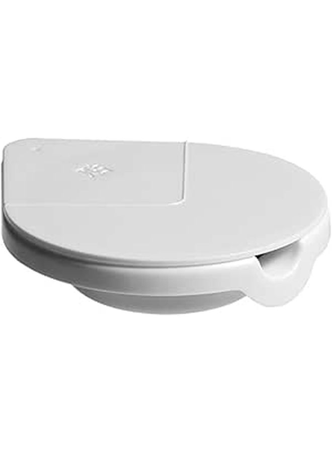 Rotatable Stainless Steel Ashtray Lid Self Adhesive Under Desk Windproof - Image 1