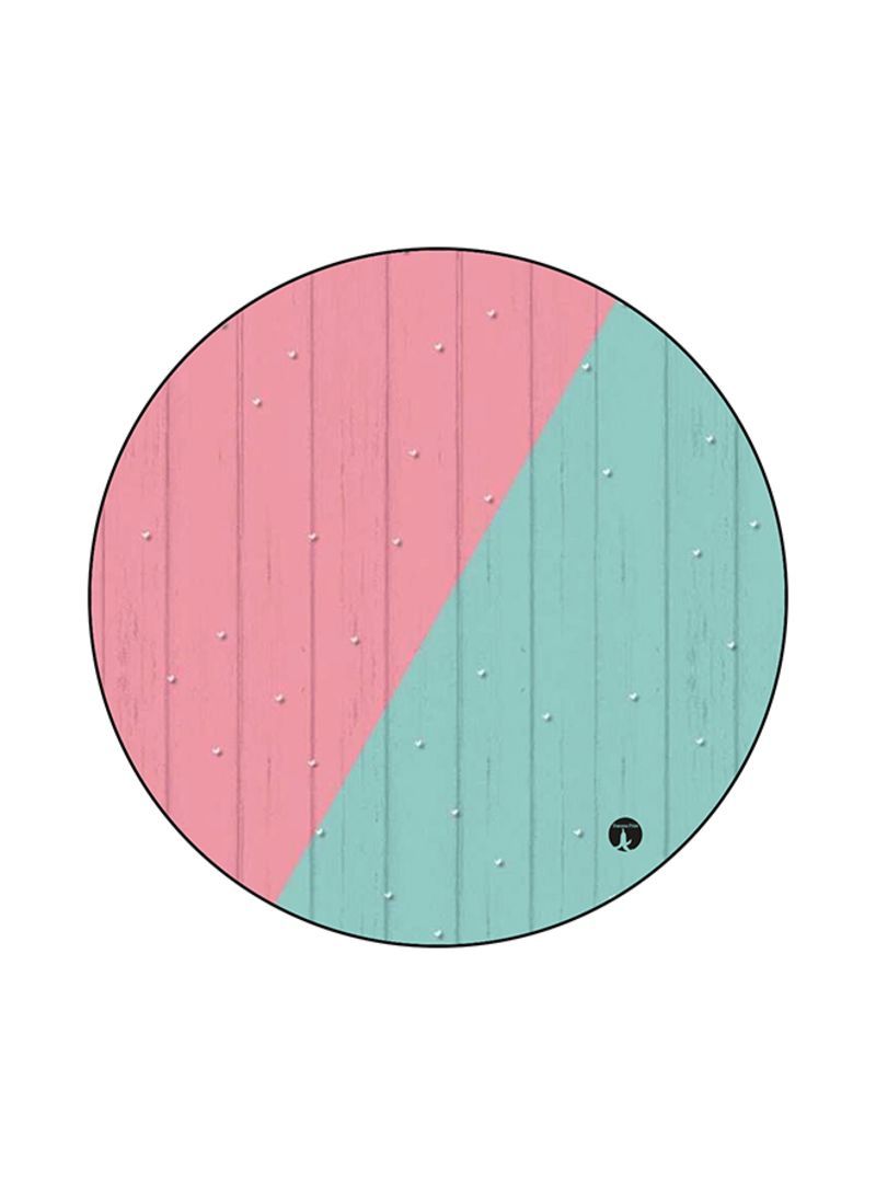 RKN The Mouse Padk And Blue Colors Printed Mouse Pad Pink/Blue
