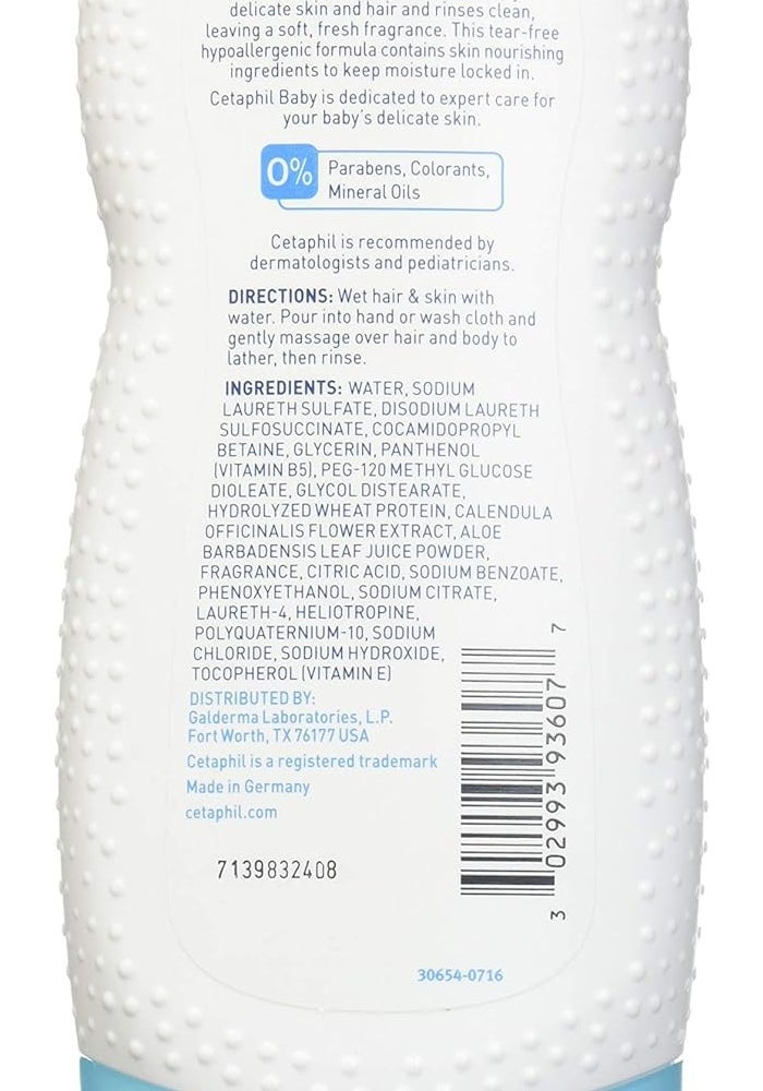 Cetaphil Baby Wash and Shampoo with Organic Calendula - 7.8 Ounce - Image 2