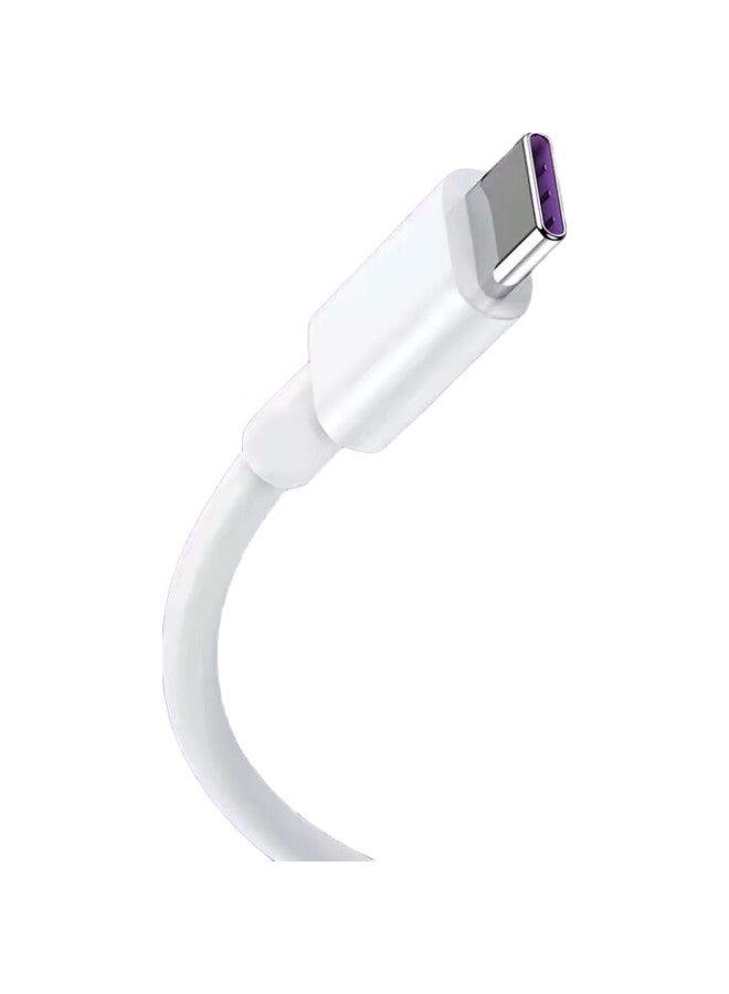 Jowoye Huawei Phone Data Cable Compatible With Honor P60Pro P50 Mate40 Charging Cable, Porsche 5A Super Fast Charging Type-C, Meimao Meizu Xiaomi Meitu Android 2-Meter Cable - Image 1