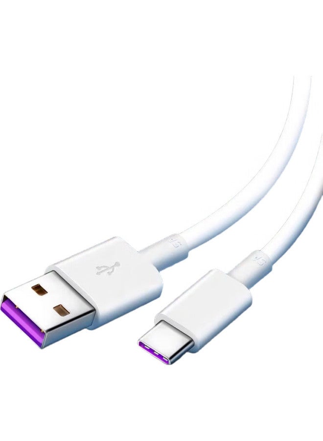 Jowoye Huawei Phone Data Cable Compatible With Honor P60Pro P50 Mate40 Charging Cable, Porsche 5A Super Fast Charging Type-C, Meimao Meizu Xiaomi Meitu Android 2-Meter Cable - Image 3