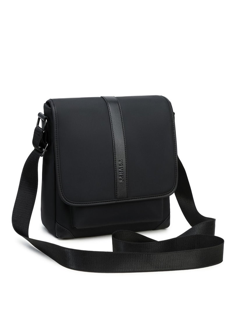 RAHALA - 9287-1 Leather Modern Shoulder Work Travel Everyday Use Organized Stylish Crossbody bag - Black - Image 1