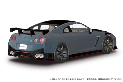 Aoshima Nissan R35 GT-R Special Edition 2022 Nismo (Stealth Gray) 1:24 Scale Model Kit - Image 5