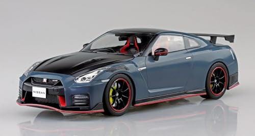 Aoshima Nissan R35 GT-R Special Edition 2022 Nismo (Stealth Gray) 1:24 Scale Model Kit - Image 3