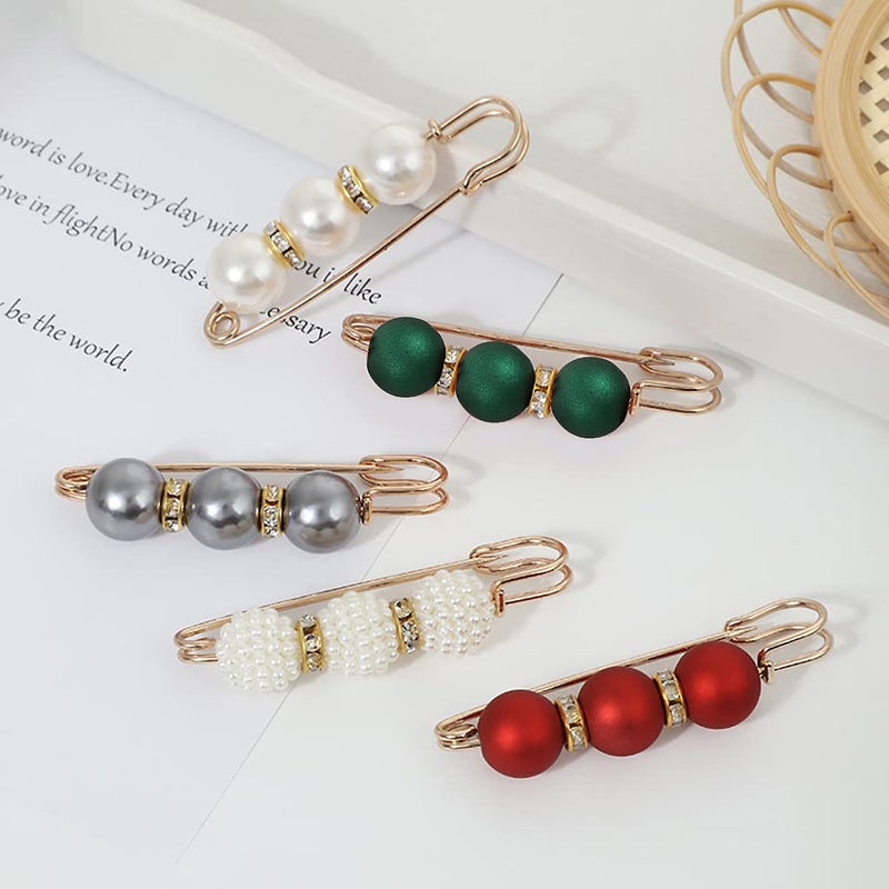 iminoo 7 Pcs Fashion Brooch Pins Sweater Shawl Pins for Women Girls Clothing Dresses Decoration Accessories (Multicolor) - Image 5