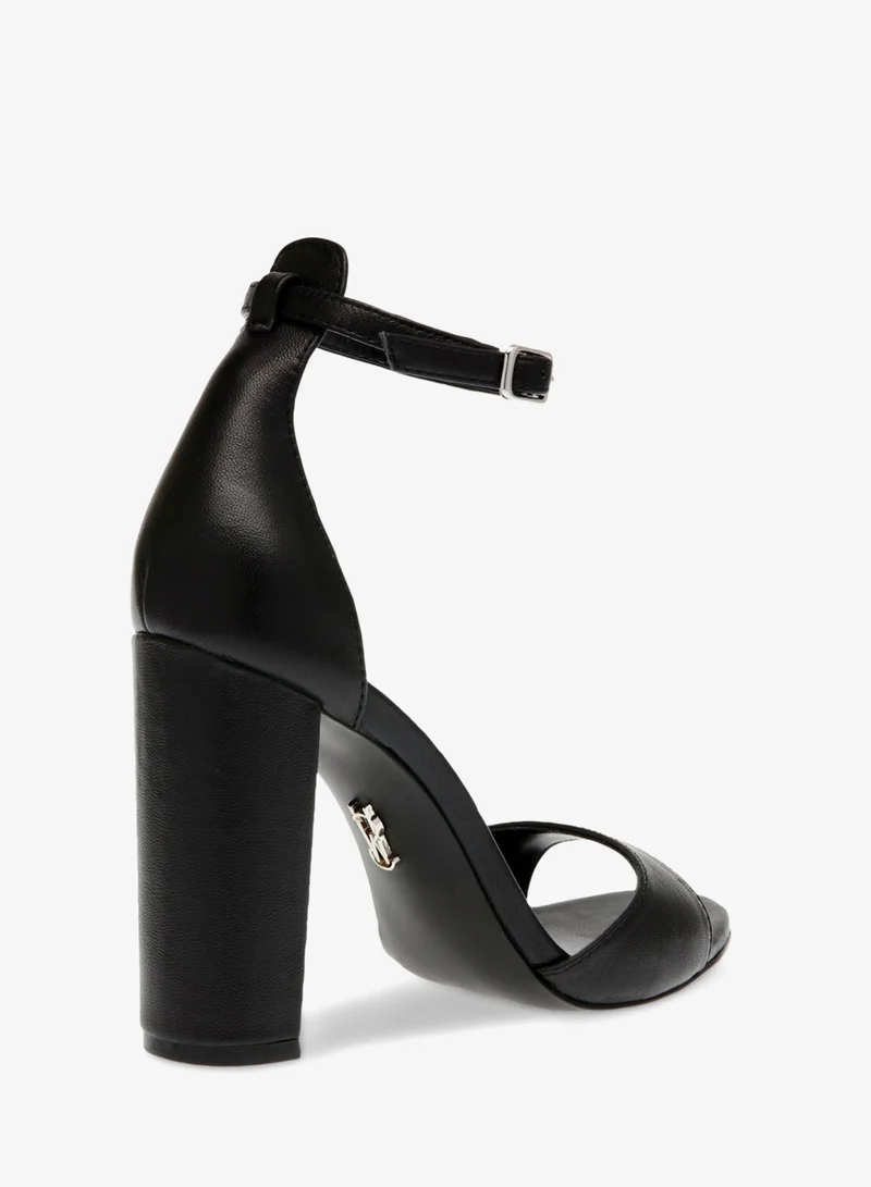 STEVE MADDEN  Steve madden capsule black leather women's sandals for Women | Best Price UAE