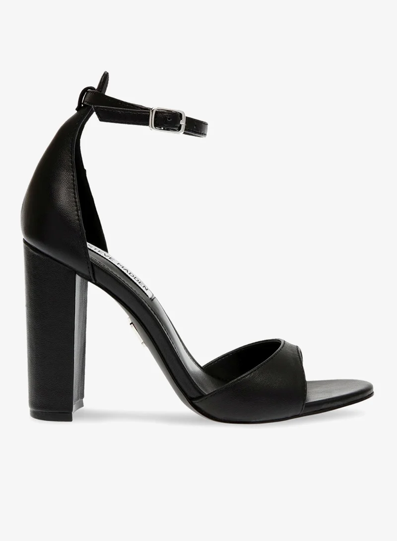 Steve madden capsule black leather women's sandals