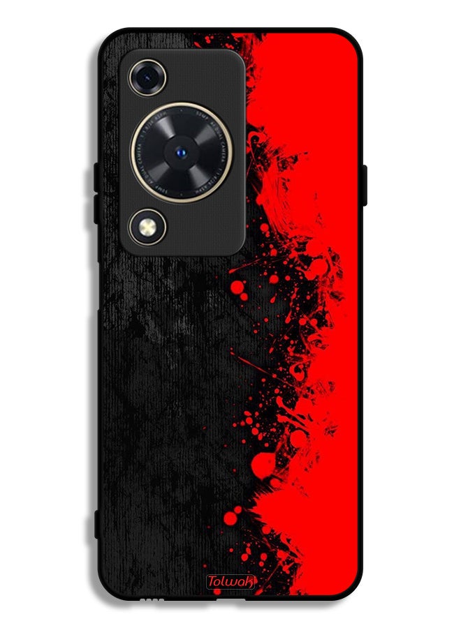 Tolwak Huawei Nova Y72S Protective Case Cover Paint Abstract Pattern