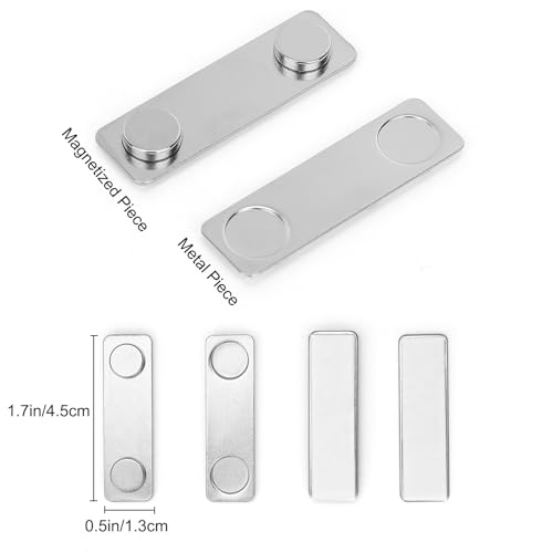 Ninyoon Magnetic Picture Hanger for Wall, Magnetic Picture Frame Poster Hanging System, Strong Wall Magnets Anti-Slip Design 1.7x0.5 inch (24 Pack) - Image 3