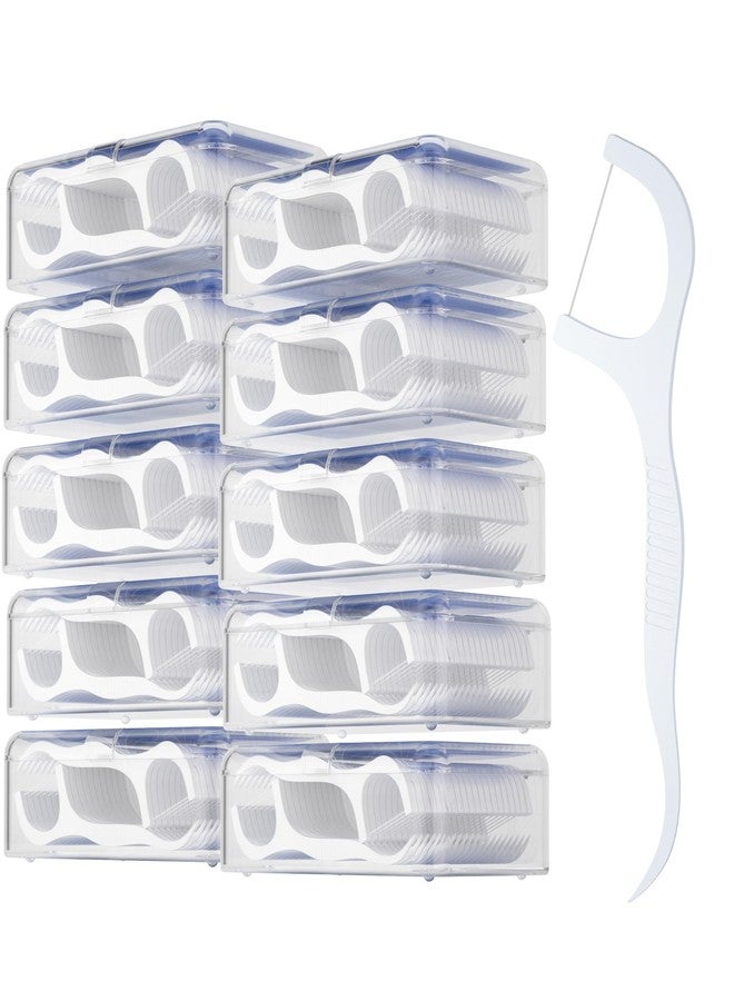 FRESHLIX Dental Floss Picks 500 Count Tooth Picks Flossers Gen 3 Toothpicks Sticks to Remove Plaque & Protect Gingivae for Adults & Kids Teeth Cleaning - Image 1